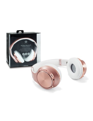 Conceptronic CHSPBTNFCSPKR cuffia e auricolare Con cavo e senza cavo A Padiglione Musica e Chiamate Micro-USB Bluetooth Oro