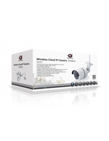 Conceptronic CIPCAM720 telecamera di sorveglianza Telecamera di sicurezza IP Esterno Capocorda 1280 x 720 Pixel Soffitto muro