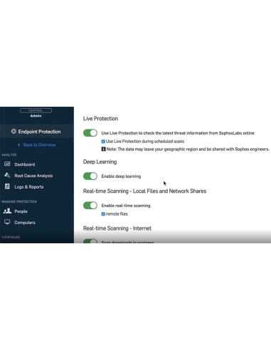 Sophos Central Intercept X 1 licenza e Competitive Upgrade Multilingua
