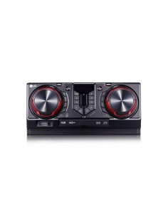 LG CJ45 set audio da casa Mini impianto audio domestico Nero, Rosso