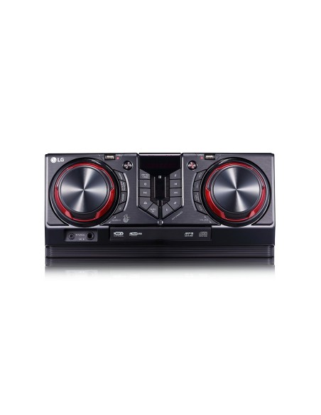 LG CJ65 set audio da casa Mini impianto audio domestico Nero, Rosso
