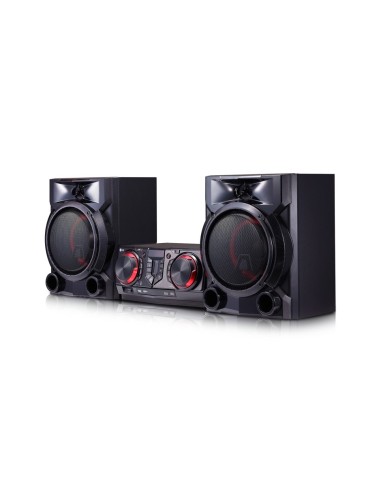 LG CJ65 set audio da casa Mini impianto audio domestico Nero, Rosso