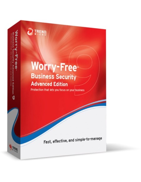 Trend Micro Worry-Free Business Security 9 Advanced, Box, RNW, 12m, 10u 10 licenza e Rinnovo Multilingua