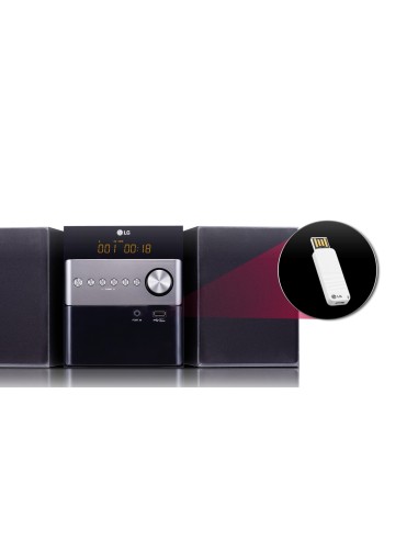 LG CM1560 set audio da casa Microsistema audio per la casa 10 W Nero