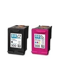HP 300 cartuccia d'inchiostro 2 pz Originale Nero, Ciano, Magenta, Giallo