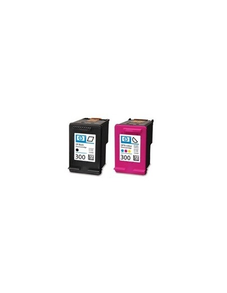 HP 300 cartuccia d'inchiostro 2 pz Originale Nero, Ciano, Magenta, Giallo