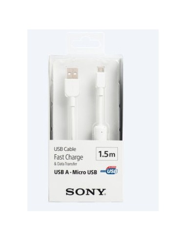 Sony CP-AB150 cavo USB 1,5 m USB 2.0 USB A Micro-USB B Bianco