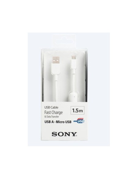 Sony CP-AB150 cavo USB 1,5 m USB 2.0 USB A Micro-USB B Bianco