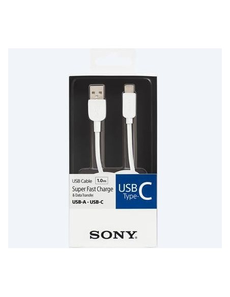 Sony CP-AC100 cavo USB 1 m USB 2.0 USB A USB C Bianco