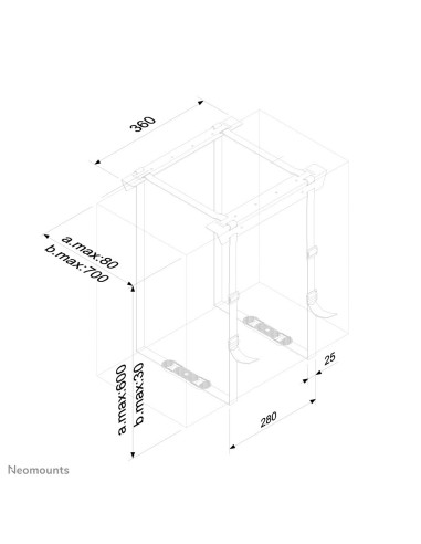 Neomounts by Newstar Supporto da scrivania per PC