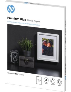 HP Confezione da 20 fogli carta fotografica Premium Plus, lucida 13 x 18 cm 2