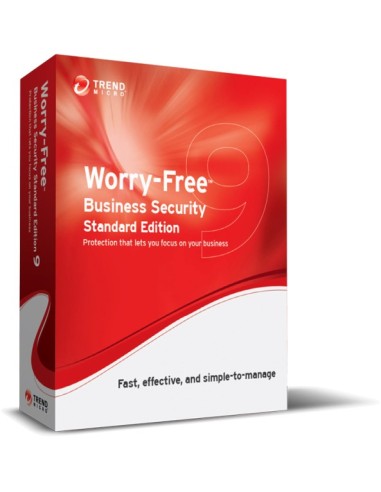 Trend Micro Worry-Free Business Security 9 Standard, GOV, RNW, 21m, 101-250u Governativa (GOV) Rinnovo
