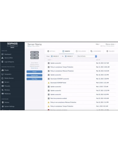 Sophos Central Server Protection 1 licenza e Rinnovo Multilingua