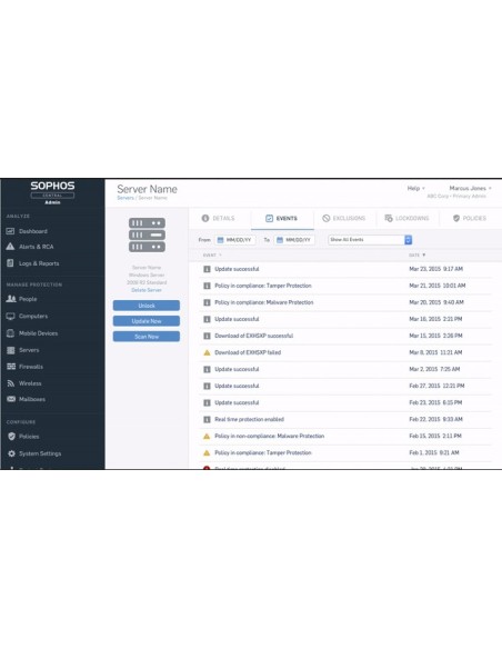 Sophos Central Server Protection 1 licenza e Rinnovo Multilingua