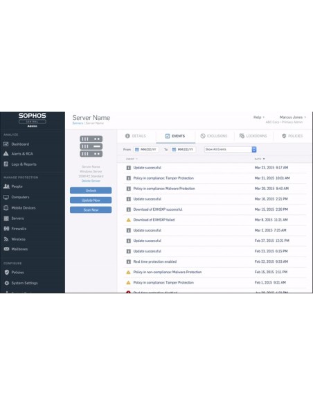 Sophos Central Server Protection 1 licenza e Multilingua