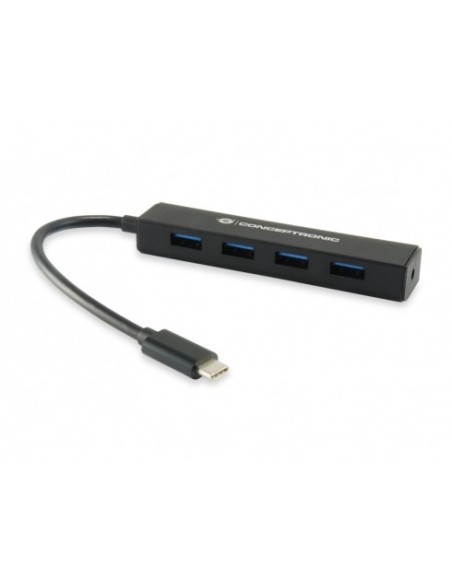 Conceptronic CTC4USB3 hub di interfaccia USB 3.2 Gen 2 (3.1 Gen 2) Type-C 5000 Mbit s