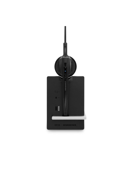 EPOS | SENNHEISER IMPACT D 10 Phone - EU Auricolare Wireless A clip, A Padiglione, Passanuca Ufficio Nero, Argento