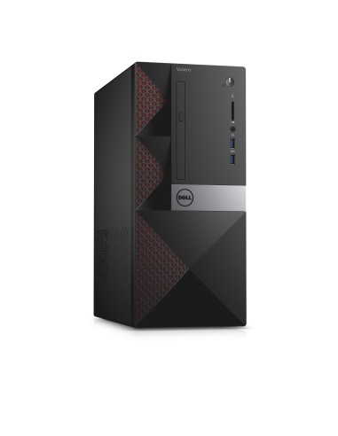 DELL Vostro 3668 DDR4-SDRAM G4560 Mini Tower Intel® Pentium® G 4 GB 500 GB HDD Windows 10 Home PC Nero, Rosso