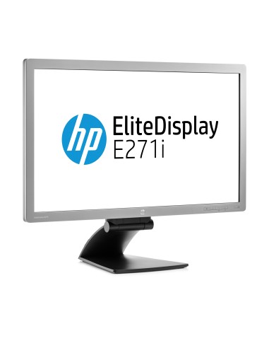 HP EliteDisplay E271i 68,6 cm (27") 1920 x 1080 Pixel Full HD LED Argento