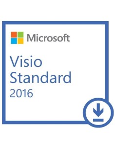Microsoft Visio Standard 2016, 1u 1 licenza e Download di software elettronico (ESD) Multilingua
