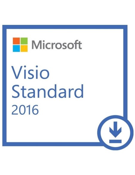 Microsoft Visio Standard 2016, 1u 1 licenza e Download di software elettronico (ESD) Multilingua