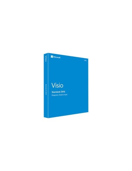 Microsoft Visio Standard 2016 Single, No Level, Government, 1U Governativa (GOV) 1 licenza e Download di software elettronico