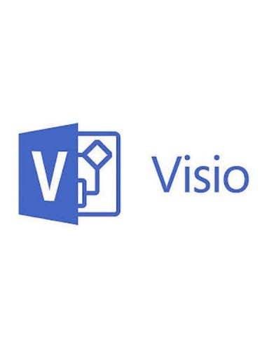 Microsoft Visio Pro, OLP C level, License & Software Assurance, 1 license, EN 1 licenza e Inglese