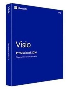 Microsoft Visio Professional 2016, 1u 1 licenza e 1 anno i
