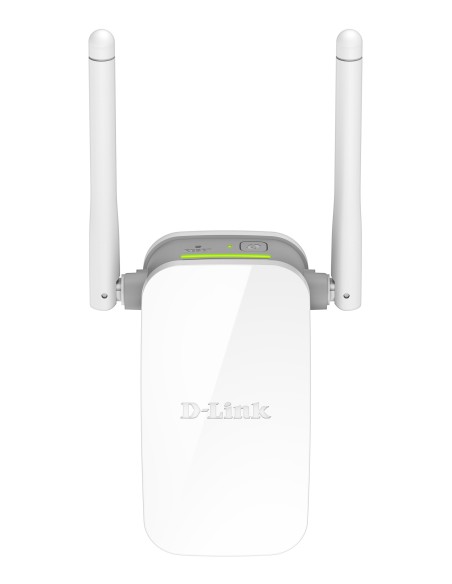 D-Link N300 Ripetitore di rete Grigio, Bianco 10, 100 Mbit s