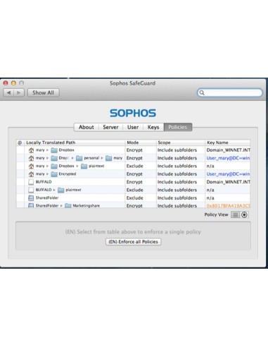 Sophos SafeGuard Disk Encryption Advanced Open Value Subscription (OVS) 1 licenza e 3 anno i