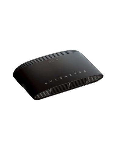 D-Link DES-1008D Non gestito Fast Ethernet (10 100) Nero