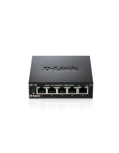 D-Link DES-105 switch di rete Non gestito Nero