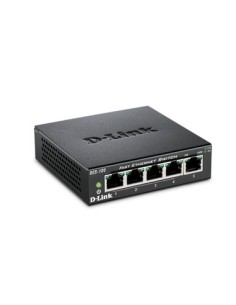 D-Link DES-105 switch di rete Non gestito Nero 2