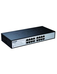 D-Link DES-1100-16 switch di rete Gestito L2 Fast Ethernet (10 100) 1U Nero
