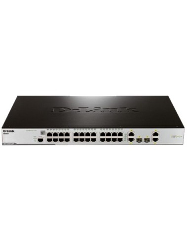 D-Link DES-3200-28 Gestito L2 Supporto Power over Ethernet (PoE) 1U