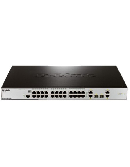 D-Link DES-3200-28 Gestito L2 Supporto Power over Ethernet (PoE) 1U