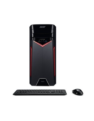Acer Aspire GX-781 DDR4-SDRAM i7-7700 Desktop Intel® Core™ i7 16 GB 1128 GB HDD+SSD Windows 10 Home PC Nero, Rosso