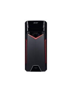Acer Aspire GX-281 DDR4-SDRAM 1700 AMD Ryzen™ 7 16 GB 1256 GB HDD+SSD Windows 10 Home PC Nero, Rosso
