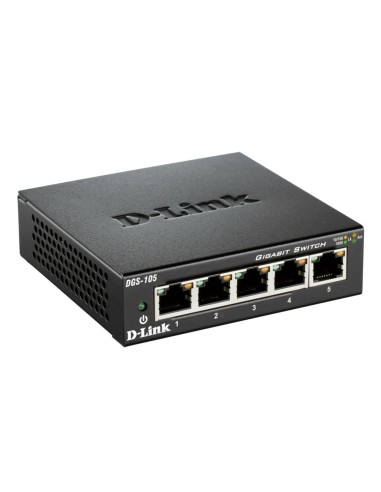 D-Link DGS-105 switch di rete Non gestito Nero