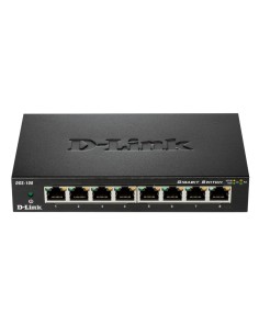 D-Link DGS-108 switch di rete Non gestito L2 Gigabit Ethernet (10 100 1000) Nero