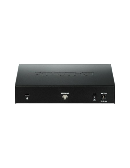 D-Link DGS-1100-08P switch di rete Gestito L2 Gigabit Ethernet (10 100 1000) Supporto Power over Ethernet (PoE) Nero