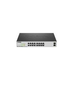 D-Link EasySmart L2 Gigabit Ethernet (10 100 1000) Nero, Grigio