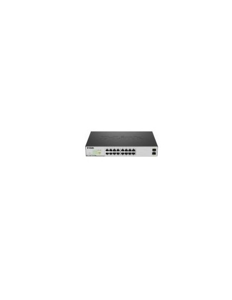 D-Link EasySmart L2 Gigabit Ethernet (10 100 1000) Nero, Grigio
