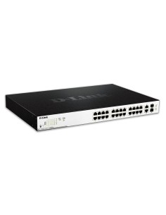 D-Link DGS-1100-26MP switch di rete Gestito L2 Gigabit Ethernet (10 100 1000) Supporto Power over Ethernet (PoE) 1U Nero