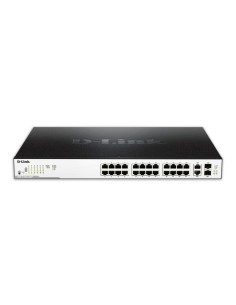 D-Link DGS-1100-26MP switch di rete Gestito L2 Gigabit Ethernet (10 100 1000) Supporto Power over Ethernet (PoE) 1U Nero 2