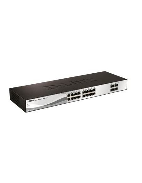 D-Link DGS-1210-20 switch di rete Gestito L2 1U Nero