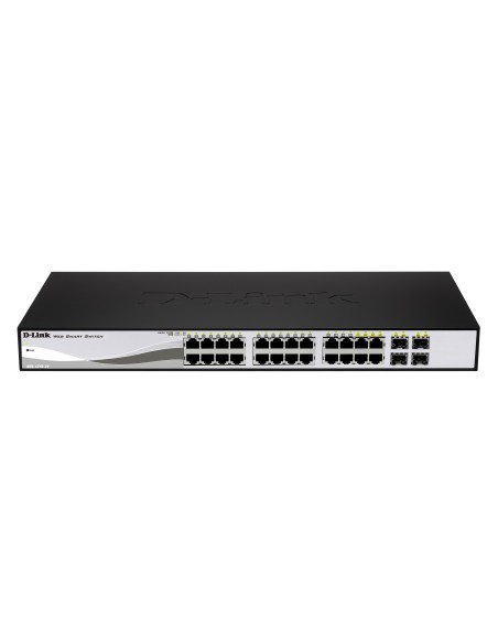 D-Link DGS-1210-24P switch di rete L2 Gigabit Ethernet (10 100 1000) Nero