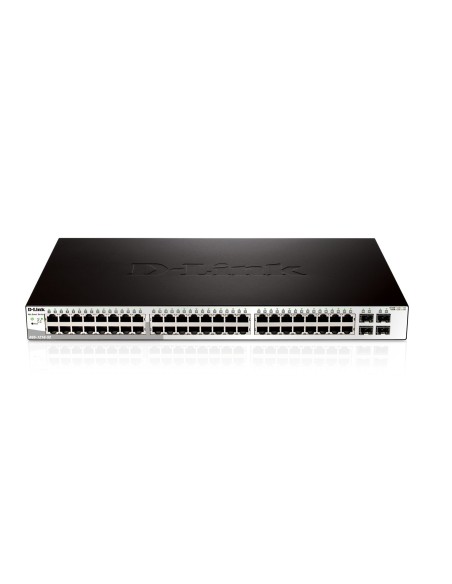 D-Link DGS-1210-52 switch di rete Gestito L2 Gigabit Ethernet (10 100 1000) 1U Nero