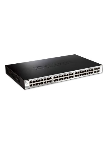 D-Link DGS-1210-52 switch di rete Gestito L2 Gigabit Ethernet (10 100 1000) 1U Nero