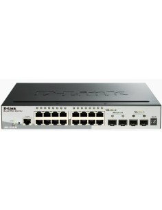 D-Link DGS-1510-20 switch di rete Gestito L3 Gigabit Ethernet (10 100 1000) Nero